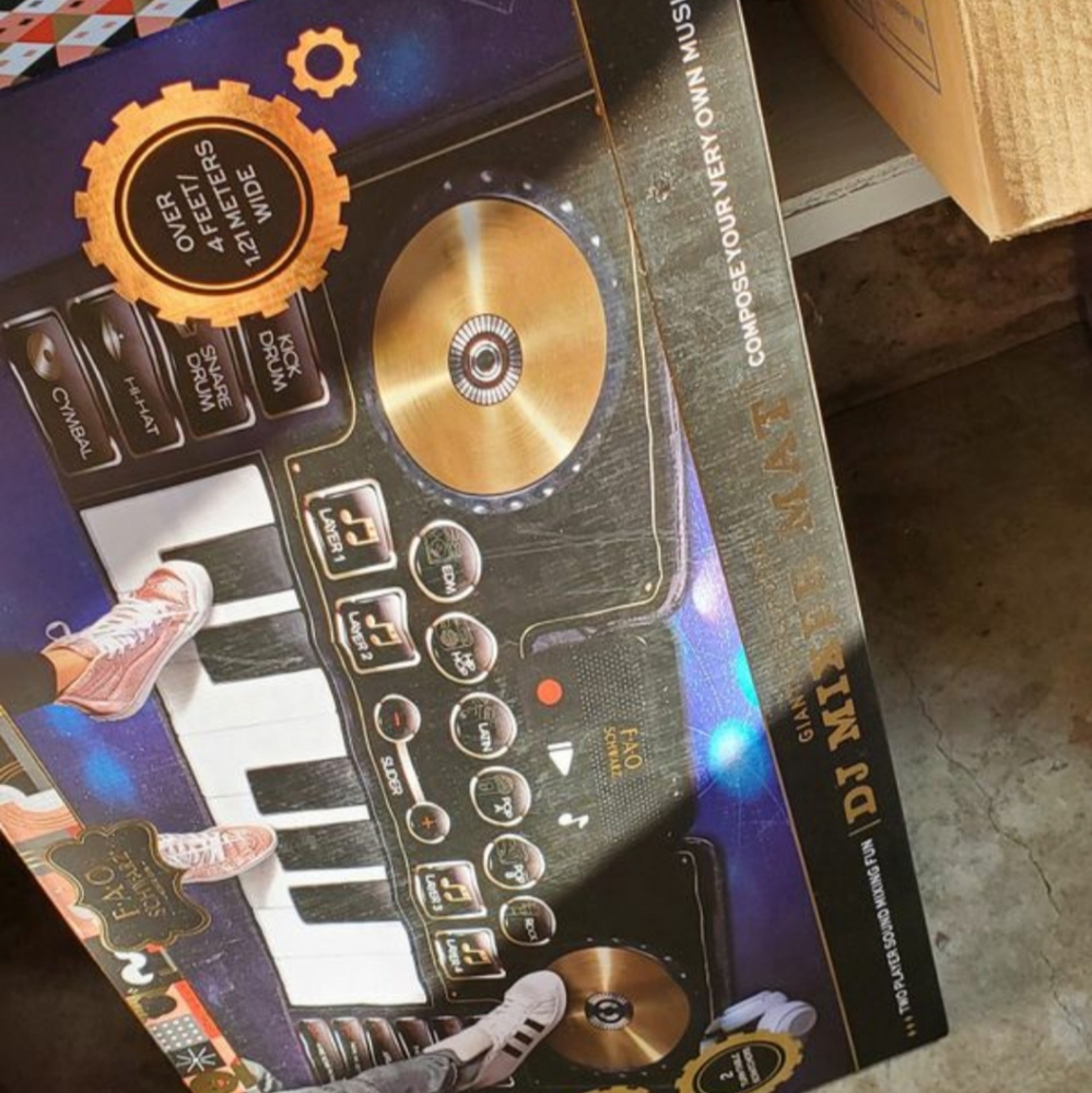 Dj mixer mat